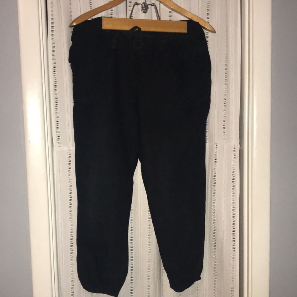 Black linen blend GAP Pant